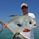 Rob with a nice Permit caught in the backcountry of Marathon